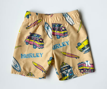 Hurley Yellow Surf Van Swim Trunks (2T)