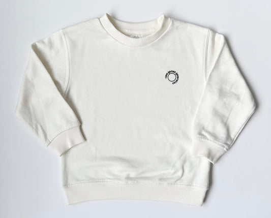 Zara White “New Games Generation” Crewneck Sweater (3-4 Years)