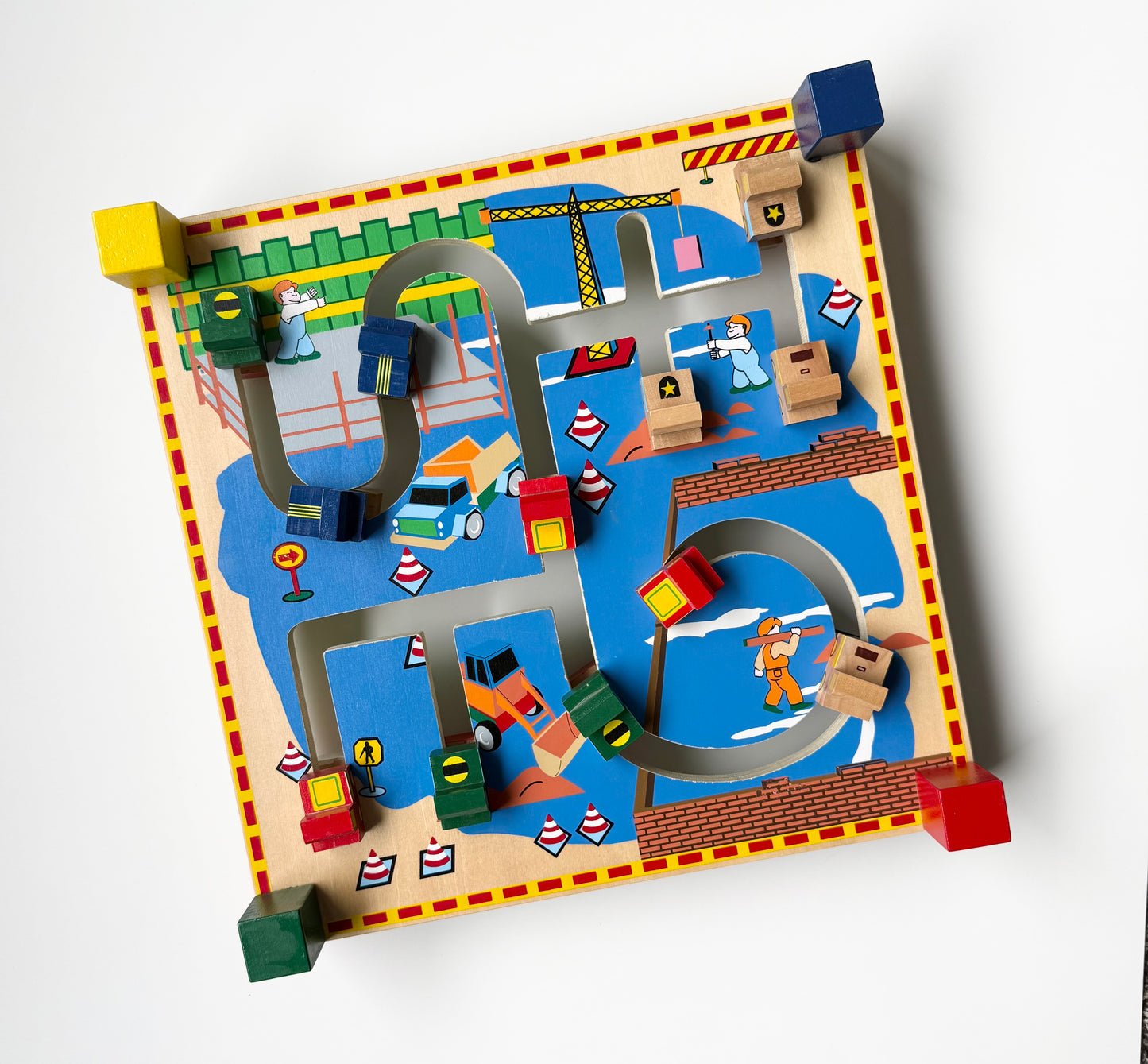 Wooden Sliding Car Puzzle