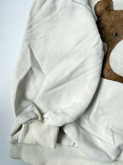 Plumkids Label White Bear “Tiny Human” Sweater (3-4T)