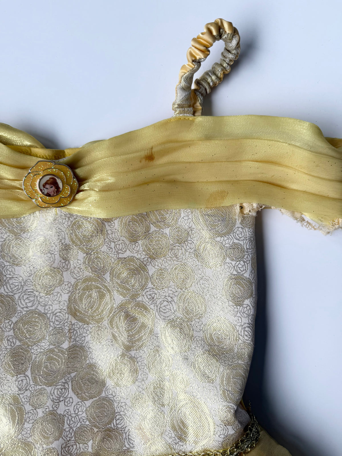 Vintage/Y2K Disney Parks Belle Yellow Costume Dress (6-8 Years)