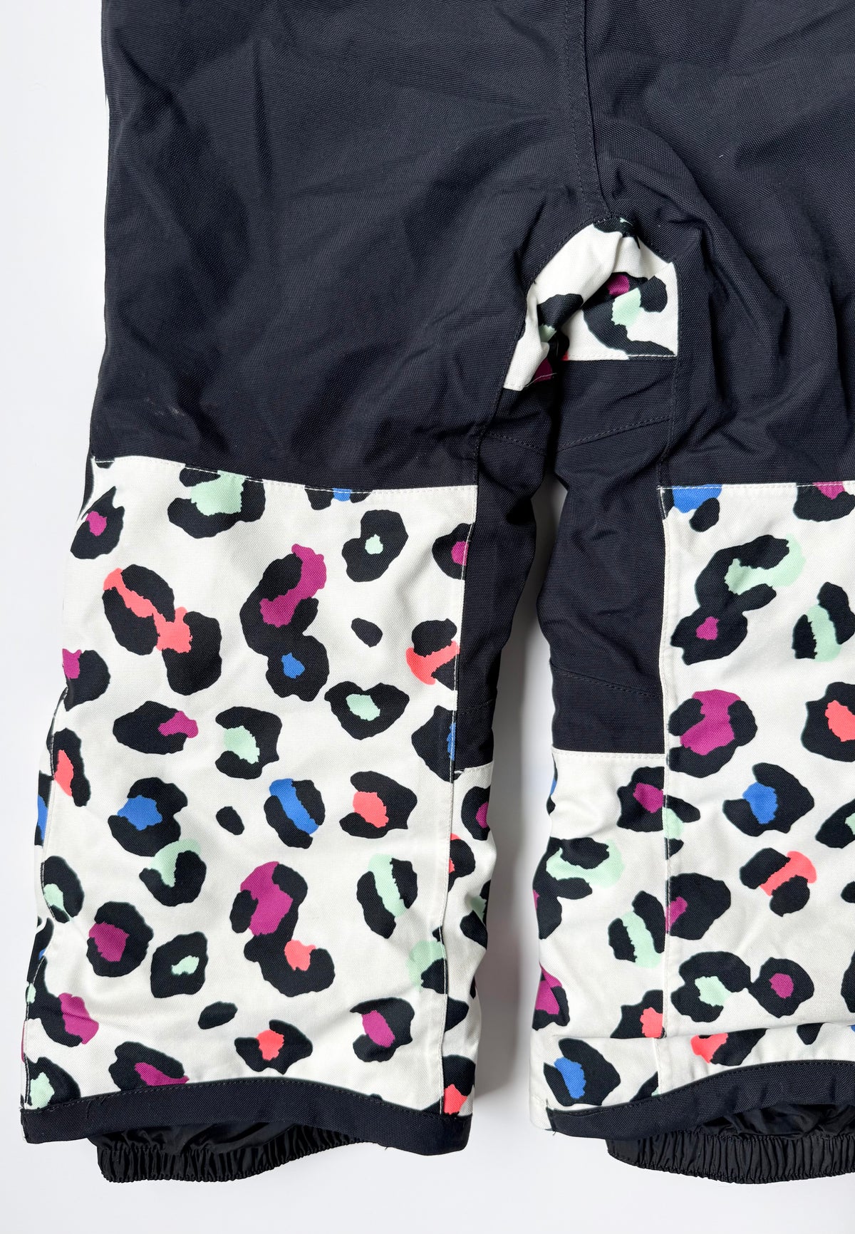Burton White Colorful Cheetah One Peice Snow Suit (4 Years)
