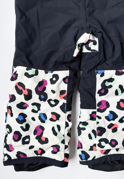 Burton White Colorful Cheetah One Peice Snow Suit (4 Years)