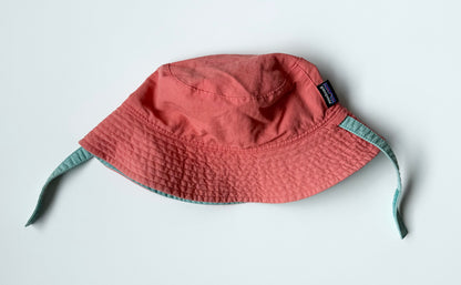 Patagonia Blue & Pink Reversible Sun Bucket Hat (12-24 Months)