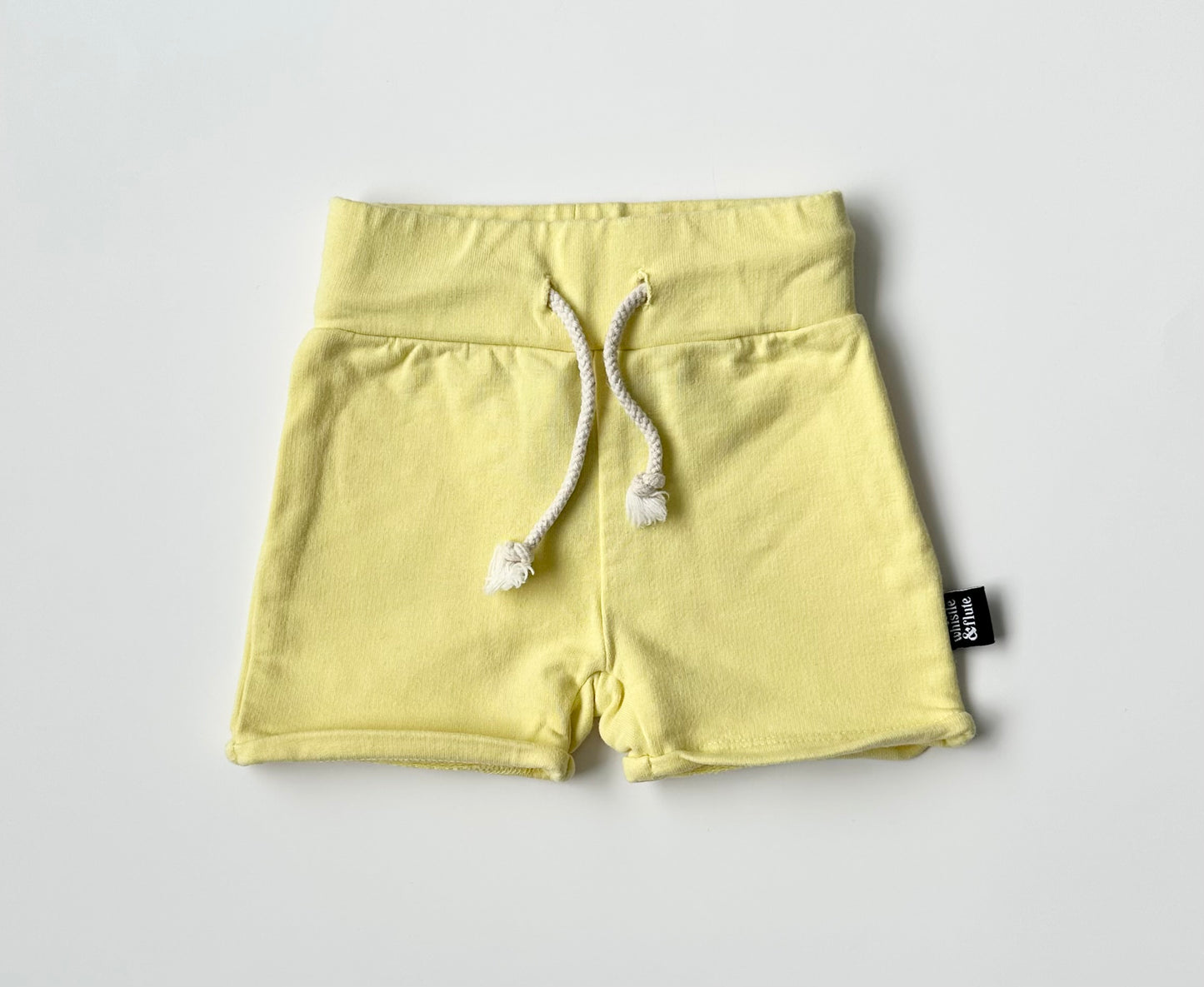 Whistle & Flute Yellow Shorts (6-12 Months)