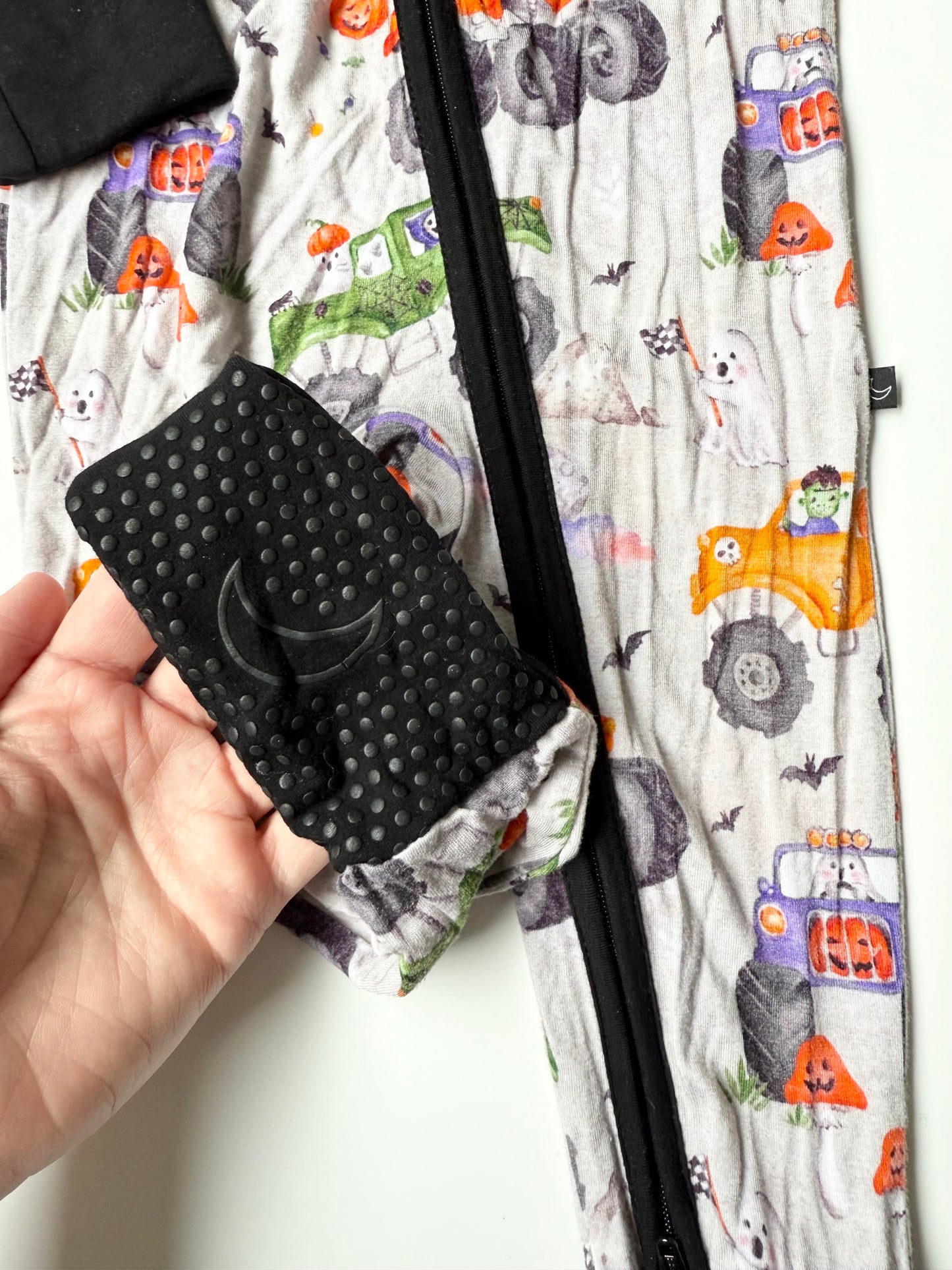 The Sleepy Sloth Halloween Monster Rally Sleeper Romper (6-12 Months)