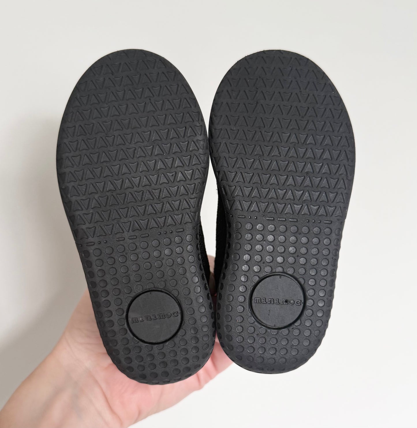 Minimoc Black Knit Slip On Sneakers (6)