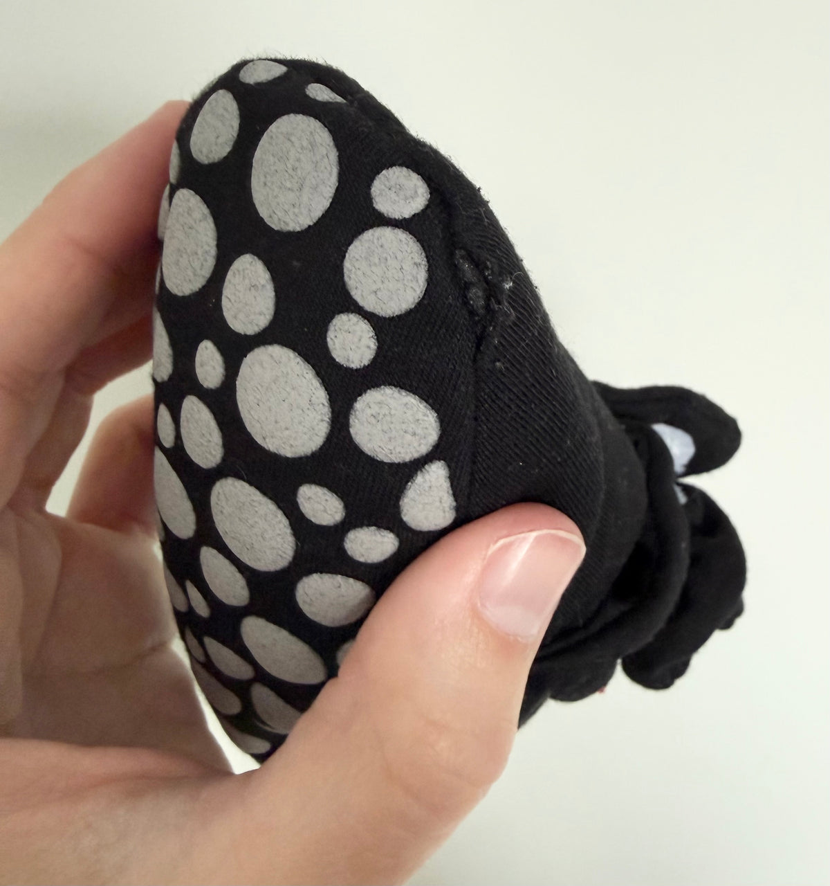 Myggpp Black & Polkadot Bottoms Booties (2)