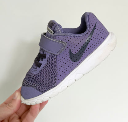 Nike Flex Experience RN 5 Purple Mesh Stretch Lace & Velcro Sneakers (8)