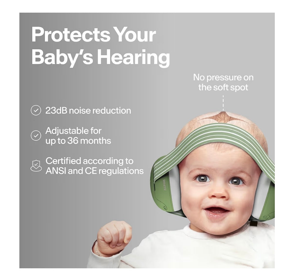 Alpine Muffy Baby Noise Cancelling Headphones in Classic Black