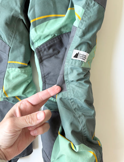 MEC Green & Grey Patterned Toaster Bib Snow Pants (5 Years)