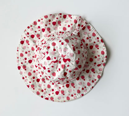 Jan & Jul Strawberries Sun Hat (2-5 Years)