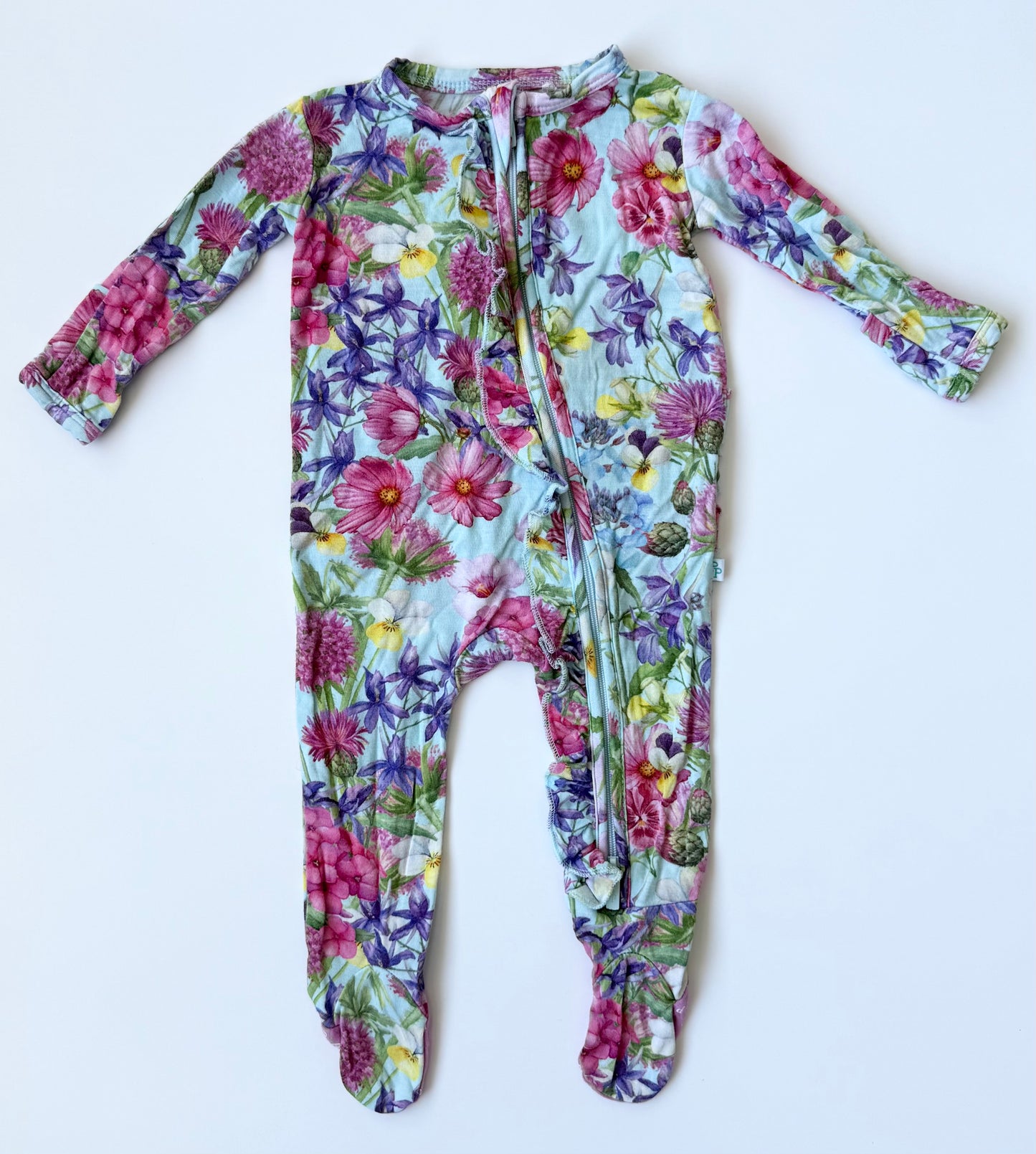 Posh Peanut Bright Spring Florals Sleeper (Newborn)