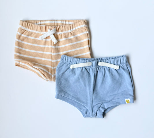 Rise Little Earthlings Bummie Sweat Shorts Bundle (6-9 Months)