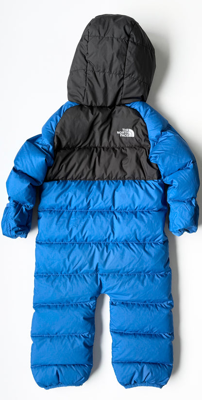 The North Face Blue & Black Lil’ Snuggler One Piece Snowsuit (12-18 Months)