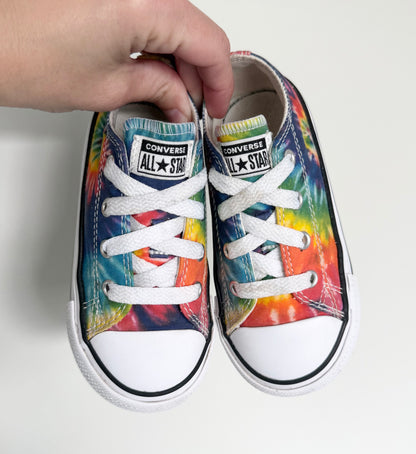 Converse Colourful Tie Dye Lace Up Sneakers (8)