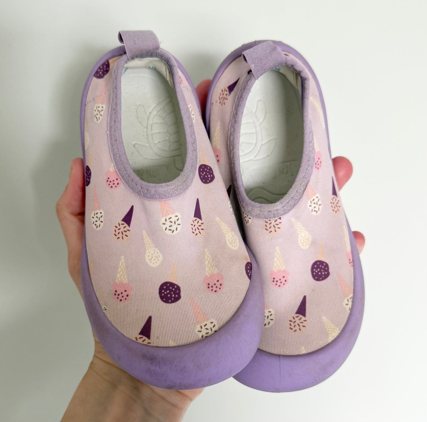 Jan & Jul Purple Ice Cream Water Shoes (10)