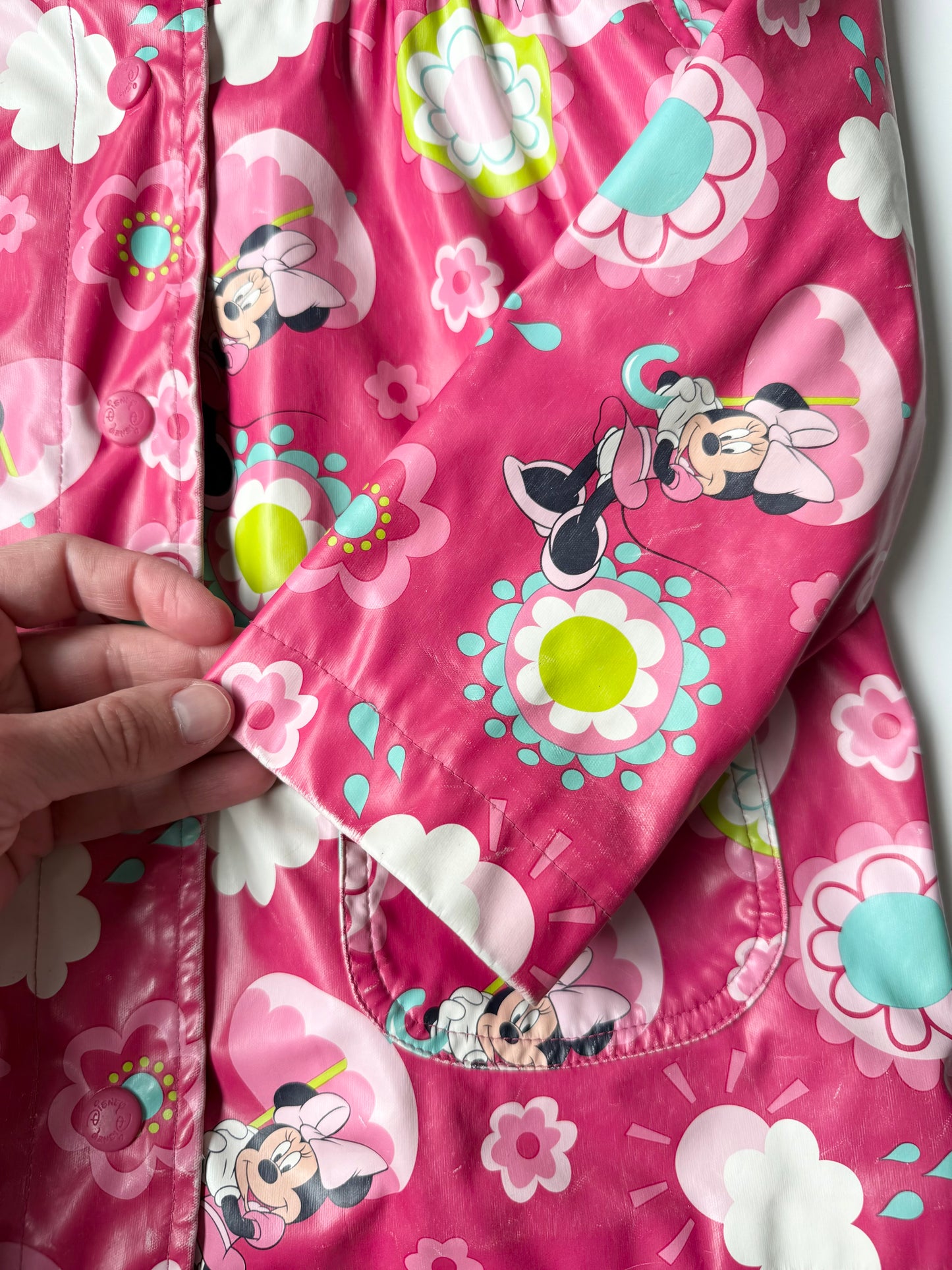 Disney Pink Minnie Mouse Rain Jacket (4T)