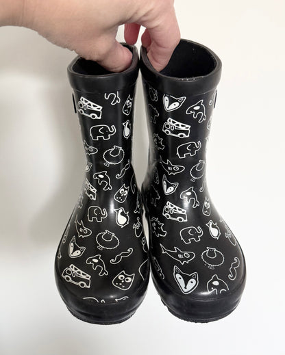 Stonz Black Animals & Shapes Rubber Boots (5)