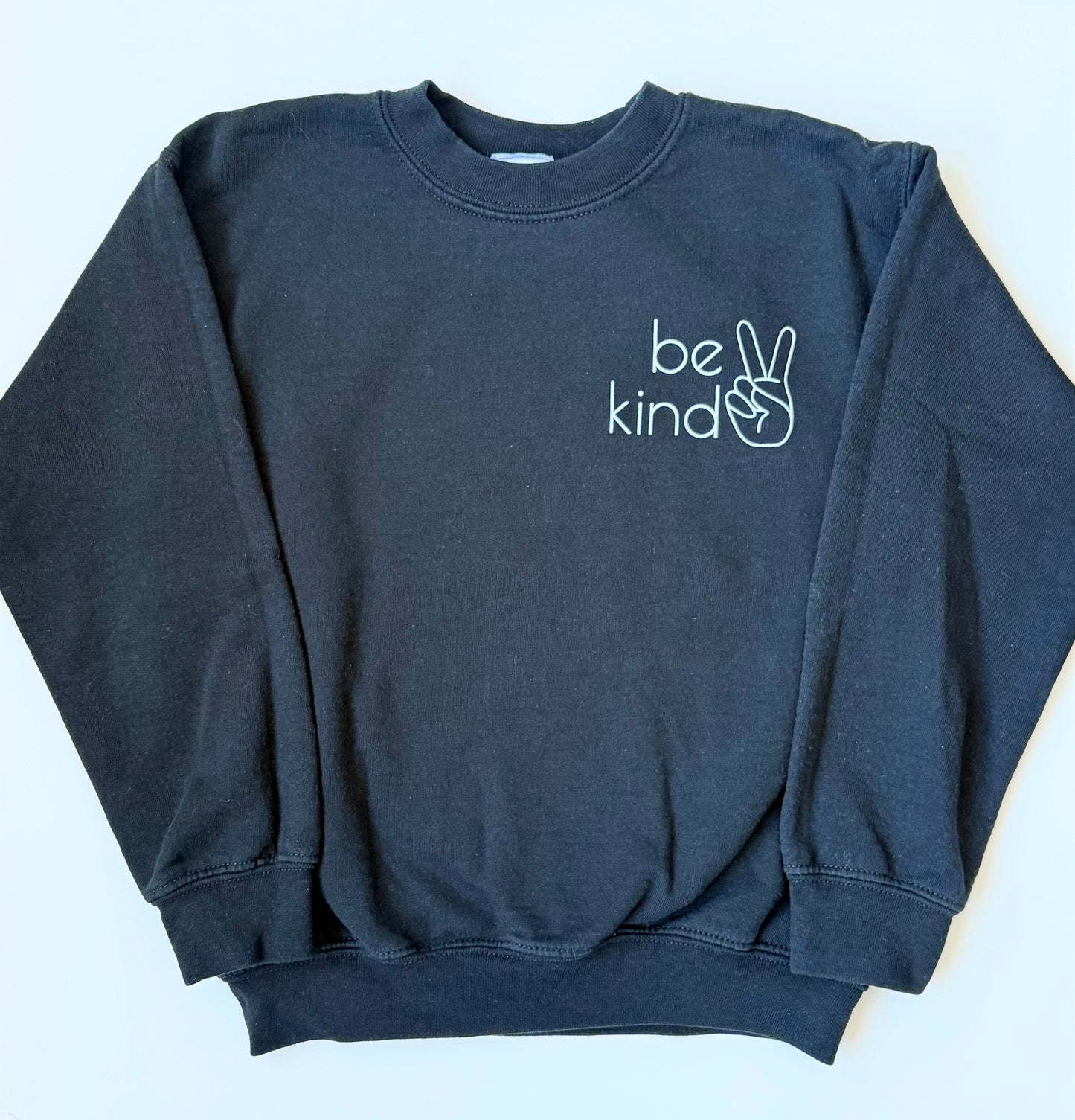 Haymad & Co Black “Be Kind” Sweater (5-6 Years)
