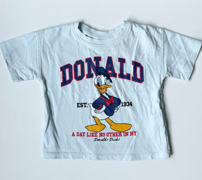 Zara x Disney Blue Donald Duck T-Shirt (2 Years)