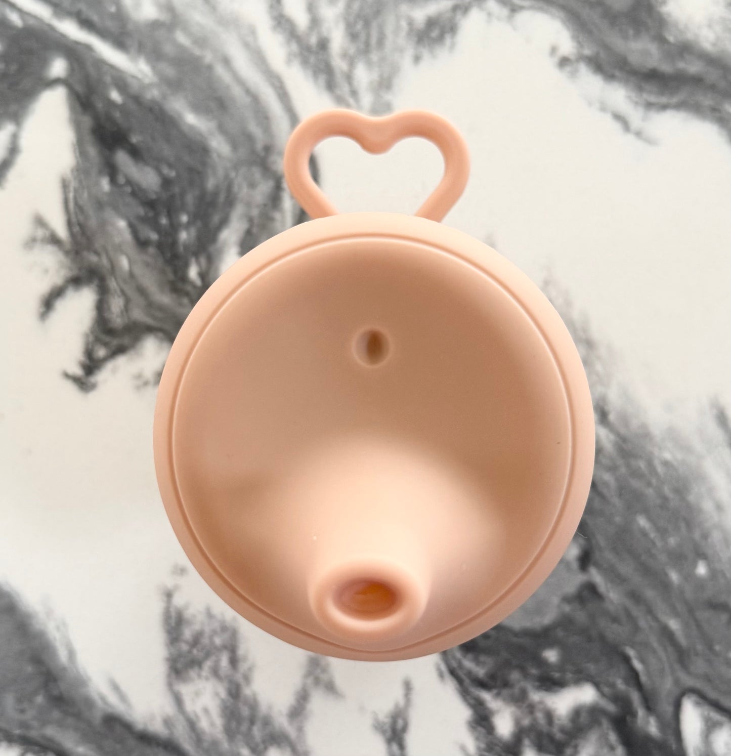 Tan Silicon Cup & Stretchy Lid