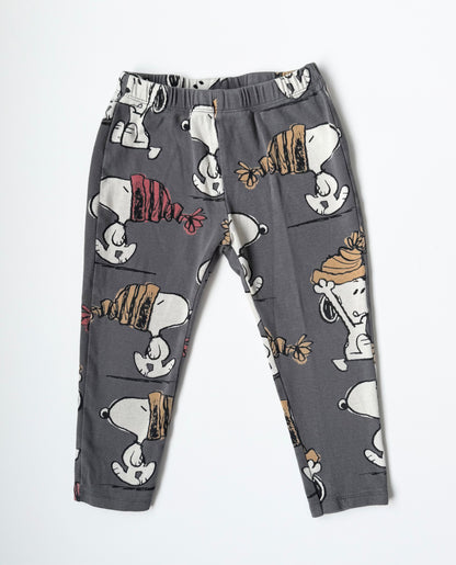 Zara Peanuts Grey Snoopy Pants (3-4 Years)