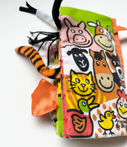 Jellycat Farm Tails Soft Crinkle Book