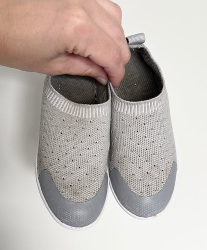 Minimoc Grey Knit Stretch Slip On Sneaker (9)