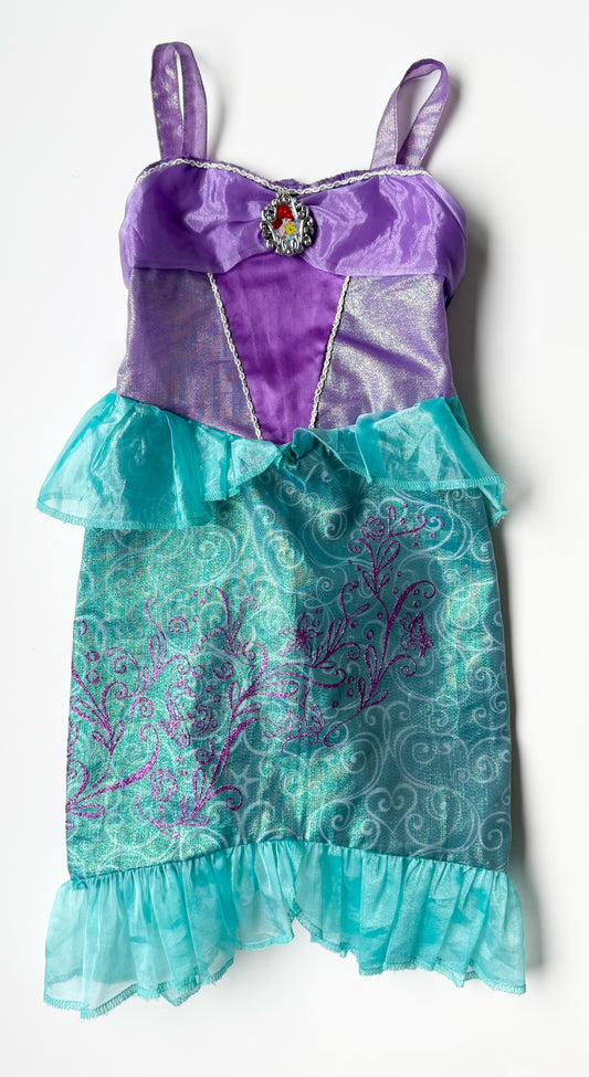 Disney The Little Mermaid Ariel Purple & Light Blue Sparkle Costume Dress (4-6 Years)