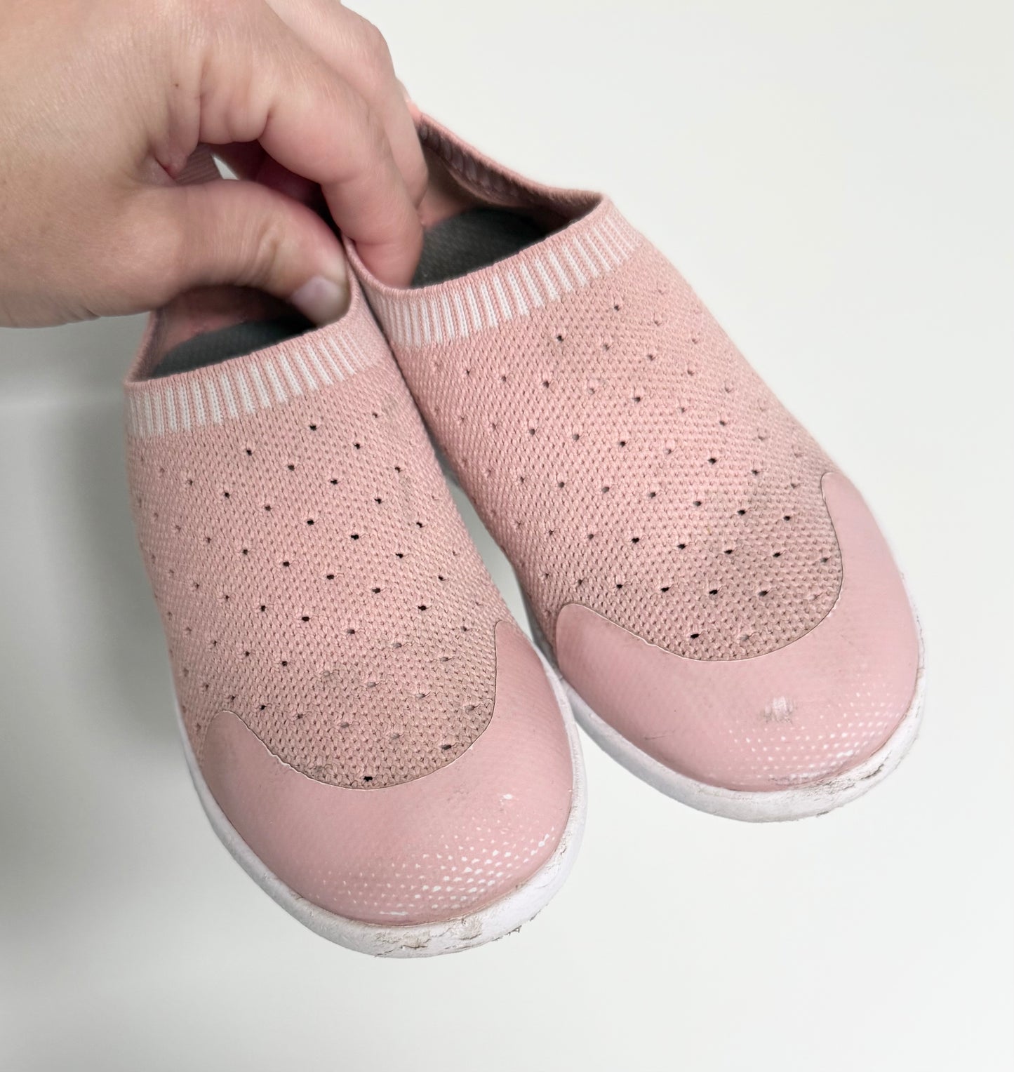 Minimoc Pink Knit Stretch Slip On Sneaker (10)