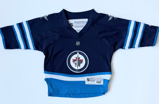 Winnipeg Jets Blue Reebok Hockey Jersey (12-24 Months)