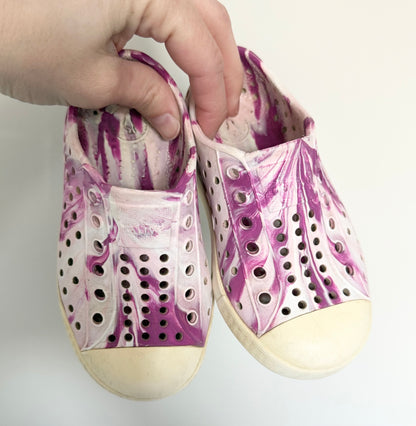 Native Purple Marble Jefferson Slip Ons (7)