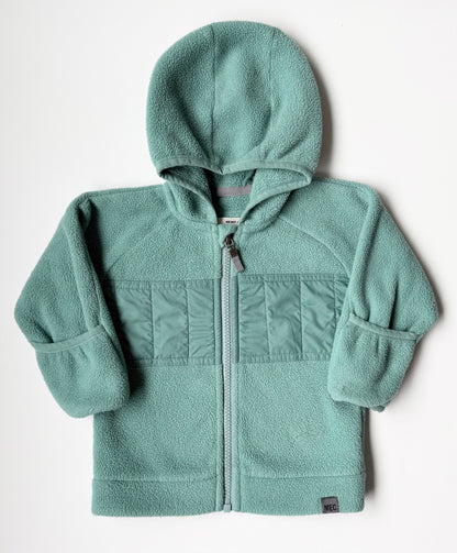 MEC Seafoam Green Hooded Fleece Zip Up (6 Months)