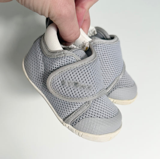Stonz Light Grey Cruiser Velcro Sneakers - Baby (5)