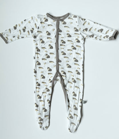 Kyte Woodland Snap Footie Sleeper (3-6 Months)