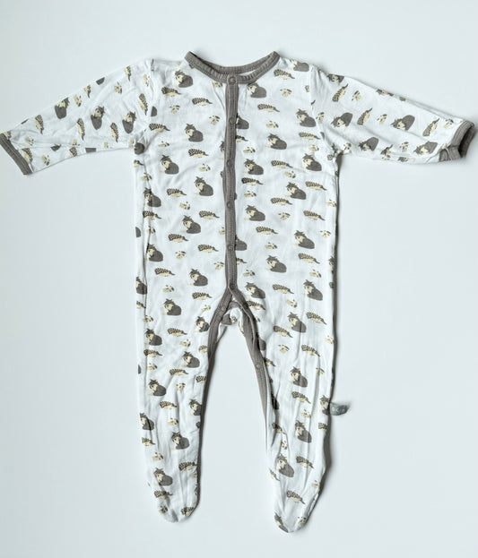 Kyte Woodland Snap Footie Sleeper (3-6 Months)