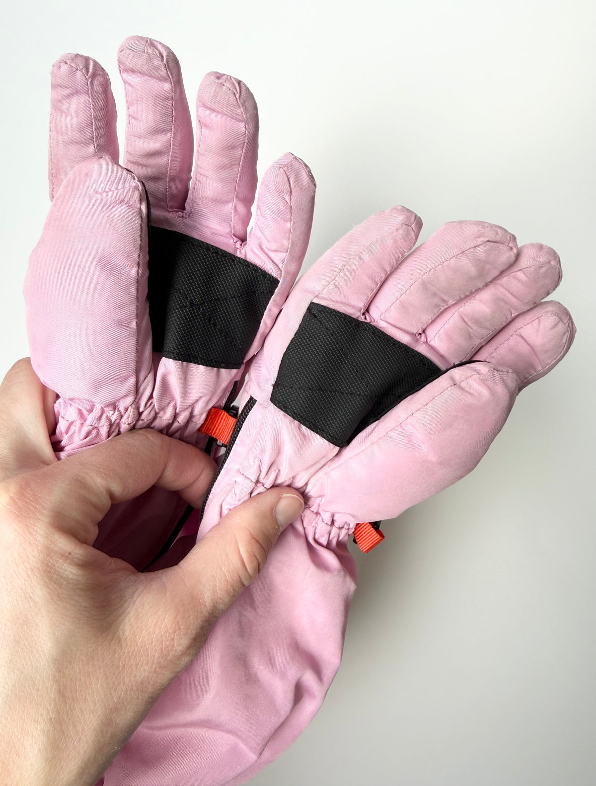 Kombi Pink Finger Mittens (5-6 Years)