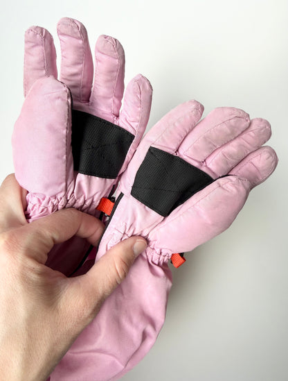 Kombi Pink Finger Mittens (5-6 Years)