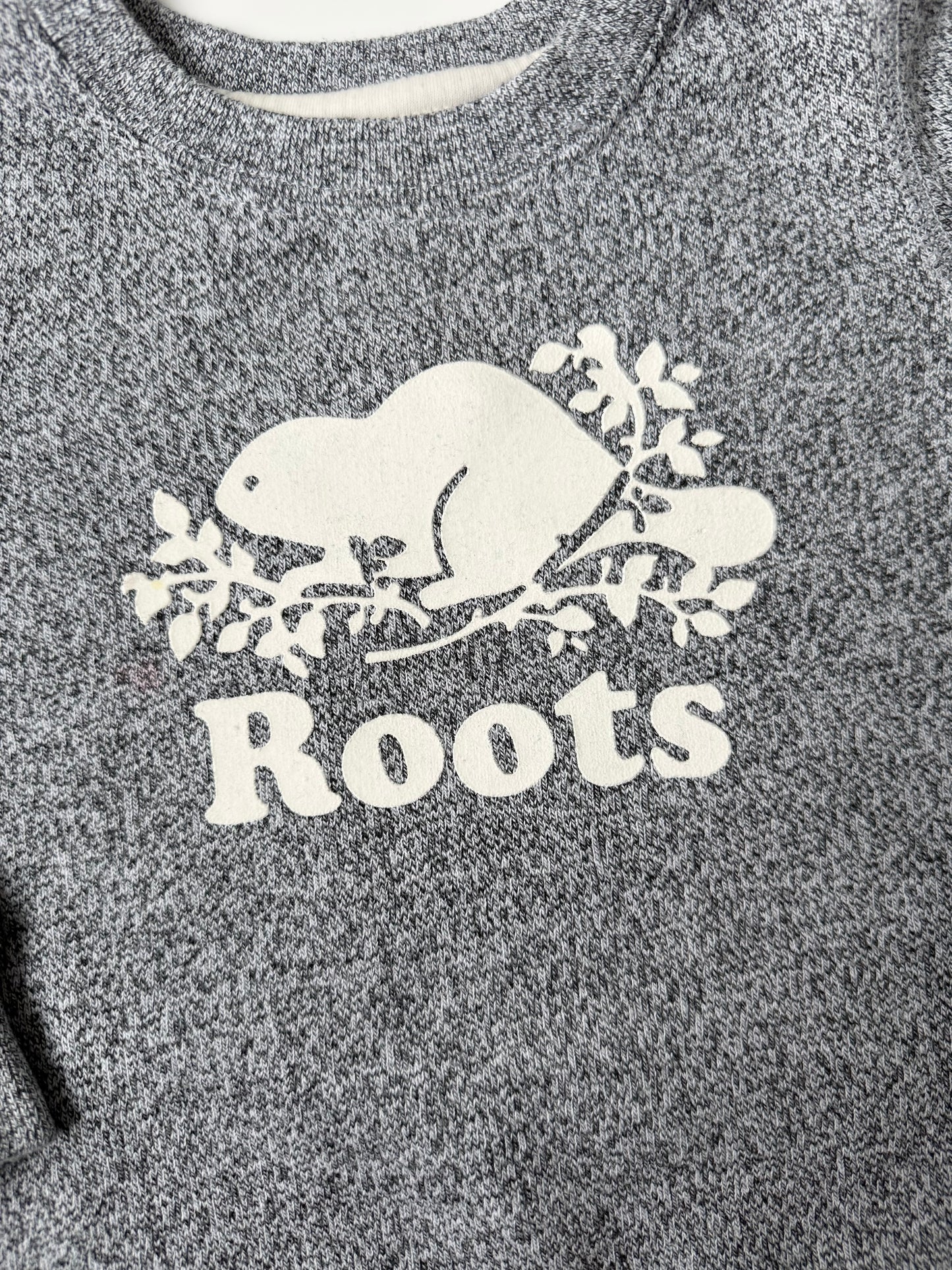 Roots Baby Heathered Grey Beaver Sweater (18-24 Months)