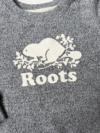 Roots Baby Heathered Grey Beaver Sweater (18-24 Months)