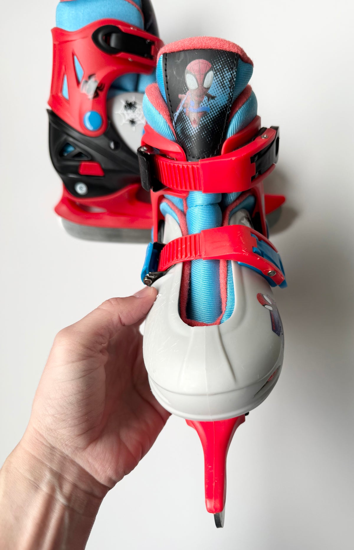 Marvel Spidey Red & Grey Hardshell Adjustable Skates (Y8-Y11)