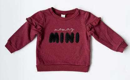 PL Baby Maroon “Mamas Mini” Sweater (18 Months)