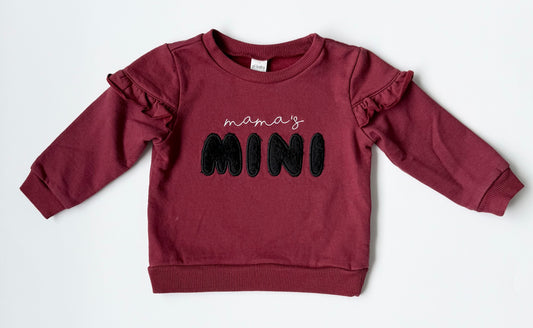 PL Baby Maroon “Mamas Mini” Sweater (18 Months)