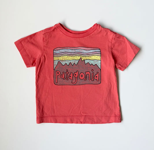 Patagonia Baby Fitz Roy Skies T-Shirt in Sunlit Pink (6-12 Months)