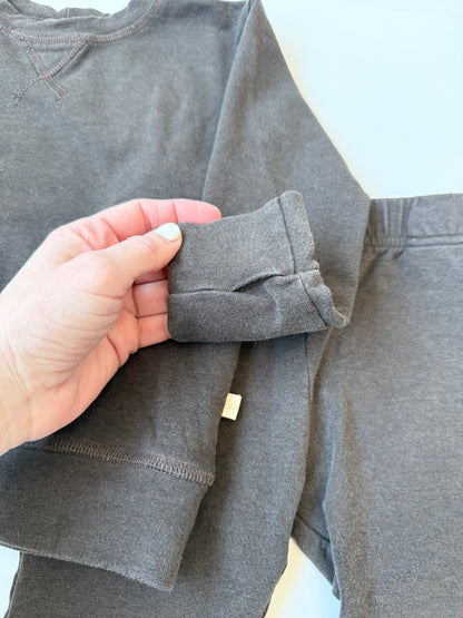 Jax & Lennon Dark Brown Sweater & Pants Set (18-24 Months)