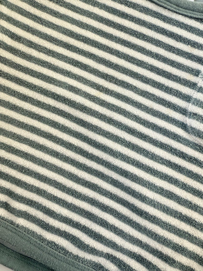Modern Moments Blue & White Stripped Terry T-Shirt & Shorts Set (24 Months)