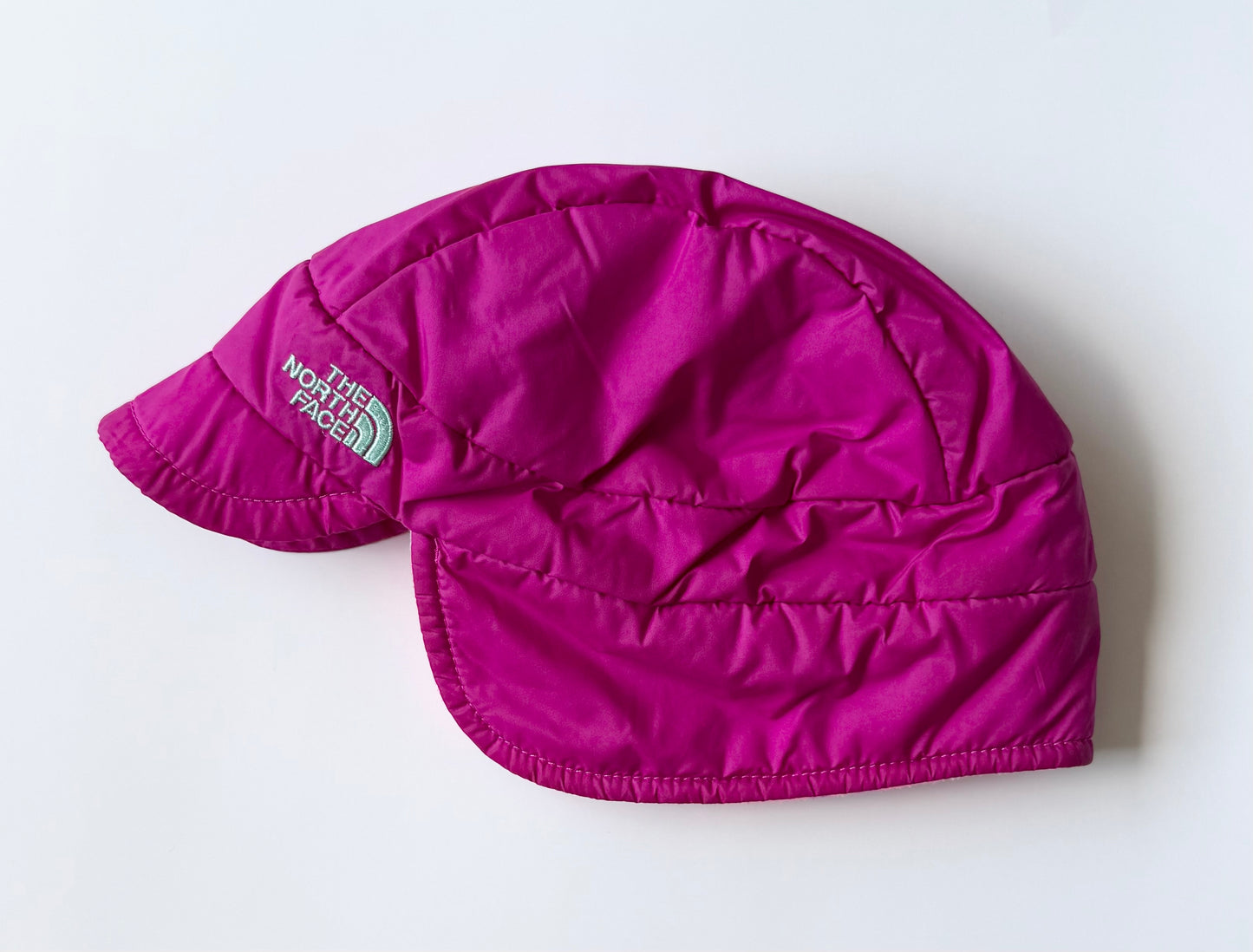The North Face Baby Pink Reversible Cozy Cap - Small (2-4 Years)