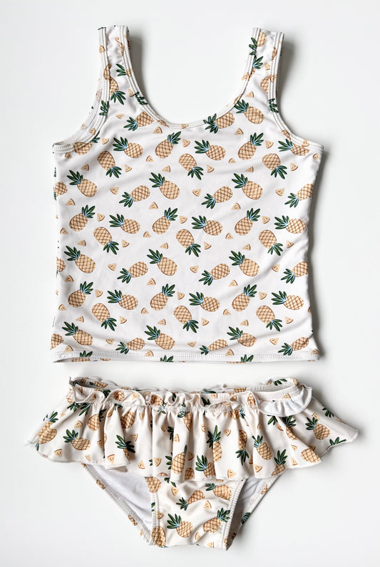 Current Tyed x The Kindred Pineapple Tank & Bottoms Two Piece Swimsuit (6/7 Years)