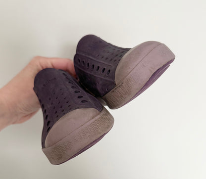 Native Dark Purple Pattern Jefferson Slip Ons (12)